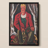 Young Hunter Hearing Call to Arms - Marsden Hartley Art Print / Canvas, Prints