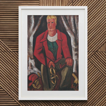 Young Hunter Hearing Call to Arms - Marsden Hartley Art Print / Canvas, Prints