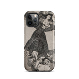 Una joven volando en el aire - Funda para iPhone de Francisco De Goya, 12 Pro / Mate, Fundas para móviles, Toby Leon