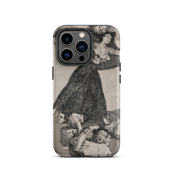 Una joven volando en el aire - Funda para iPhone de Francisco De Goya, 13 Pro / Mate, Fundas para móviles, Toby Leon