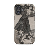 Una joven volando en el aire - Funda para iPhone de Francisco De Goya, 16 Plus / Mate, Fundas para móviles, Toby Leon