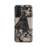 A Young Woman Flying in the Air - Francisco De Goya Phone Case, Samsung Galaxy S21 Fe / Matte, Mobile Cases, Toby Leon