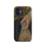 Young Woman - Nicolaes Pickenoy Phone Case Iphone 12 / Matte Ornate Phone Case Nicolaes Pickenoy, Hand Grips Embroidered Gloves, Pickenoy