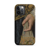 Young Woman - Nicolaes Pickenoy Phone Case Iphone 12 Pro Max / Matte Ornate Phone Case Nicolaes Pickenoy, Hand Grips Embroidered Gloves,