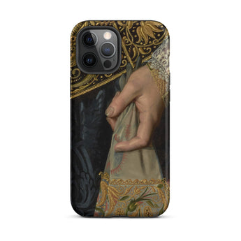 Young Woman - Nicolaes Pickenoy Phone Case Iphone 12 Pro Max / Matte Ornate Phone Case Nicolaes Pickenoy, Hand Grips Embroidered Gloves,