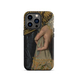 Young Woman - Nicolaes Pickenoy Phone Case Iphone 13 Pro / Matte Ornate Phone Case Nicolaes Pickenoy, Hand Grips Embroidered Gloves,