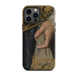 Young Woman - Nicolaes Pickenoy Phone Case Iphone 13 Pro Max / Matte Ornate Phone Case Nicolaes Pickenoy, Hand Grips Embroidered Gloves,