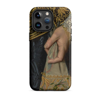 Young Woman - Nicolaes Pickenoy Phone Case Iphone 15 Pro Max / Matte Ornate Phone Case Nicolaes Pickenoy, Hand Grips Embroidered Gloves,