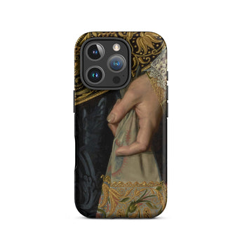 Young Woman - Nicolaes Pickenoy Phone Case Iphone 16 Pro / Matte Ornate Phone Case Hand Nicolaes Pickenoy, Grips Embroidered Gloves,
