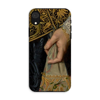 Young Woman - Nicolaes Pickenoy Phone Case Iphone Xr / Matte Ornate Phone Case Nicolaes Pickenoy, Hand Grips Embroidered Gloves, Pickenoy