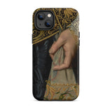 Young Woman - Nicolaes Pickenoy Phone Case Iphone 14 Plus / Matte Ornate Phone Case Nicolaes Pickenoy, Hand Grips Embroidered Gloves,