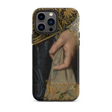 Young Woman - Nicolaes Pickenoy Phone Case Iphone 13 Pro Max / Matte Ornate Phone Case Nicolaes Pickenoy, Hand Grips Embroidered Gloves,