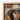 Framed Canvas Painting Woman Wide-brimmed Off-white Hat Ornate Lesbian Chinese Cowgirl, Elegant Outlaw Reminding, Sapphic Asia Femme