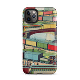 Zig-zag - Ilustración de Ferrocarril Vintage Funda para Iphone, 11 Pro Max / Mate, Fundas para Teléfonos Móviles, Toby Leon