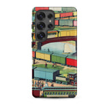 Zig-zag - Vintage Railway Illustration Phone Case, Samsung Galaxy S25 Ultra / Matte, Mobile Cases, Toby Leon