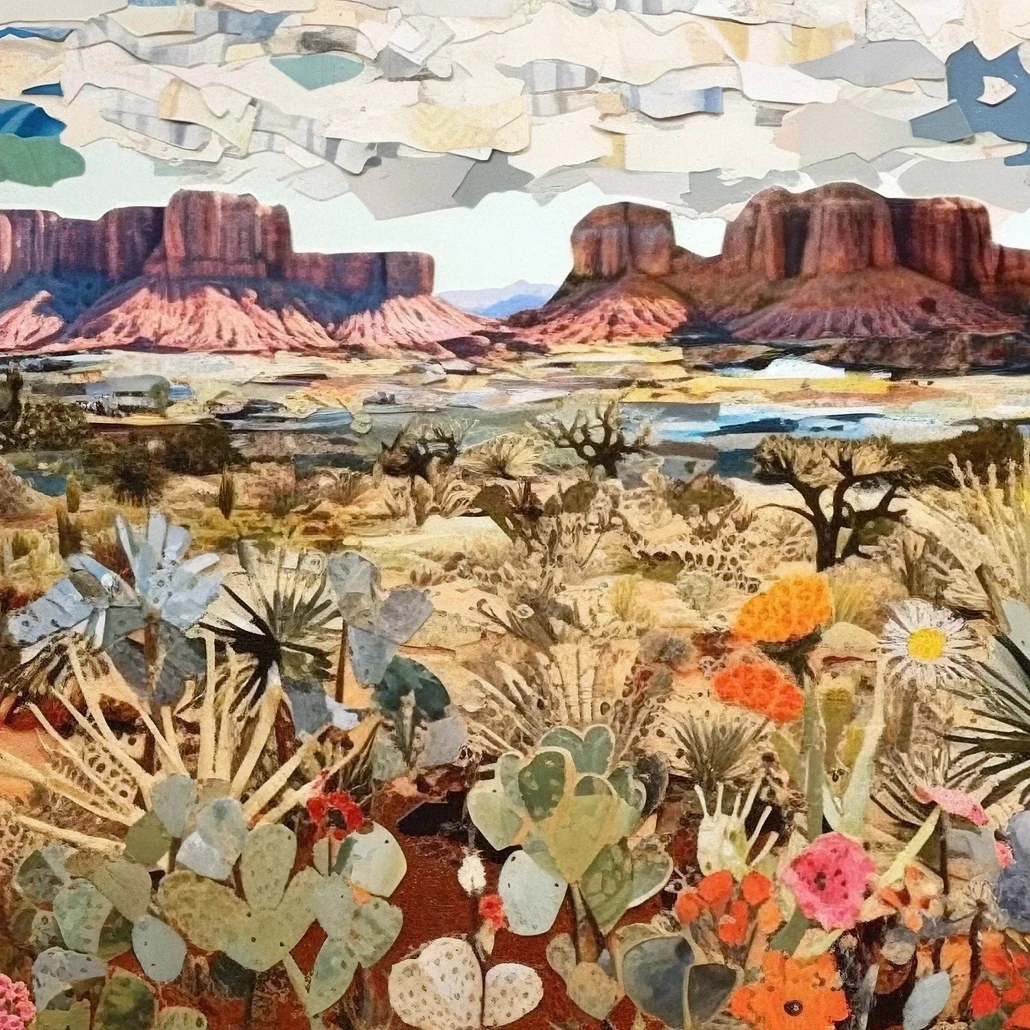 5 Torn Paper Collage Techniques for Beginners