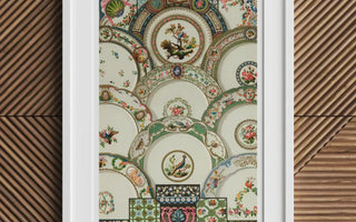 Ornate colorful mosaic featuring intricate patterns and symbolic figures inspired by auguste racinet l’ornement polychrome costume design