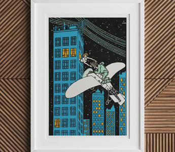 Black and white stylized illustration of a greyhound by moriz jung reflecting wiener werkstätte and austrian art scene