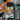 Vibrant abstract phone case back with bold teal orange black white and gray geometric shapes in abstract phone cases collection