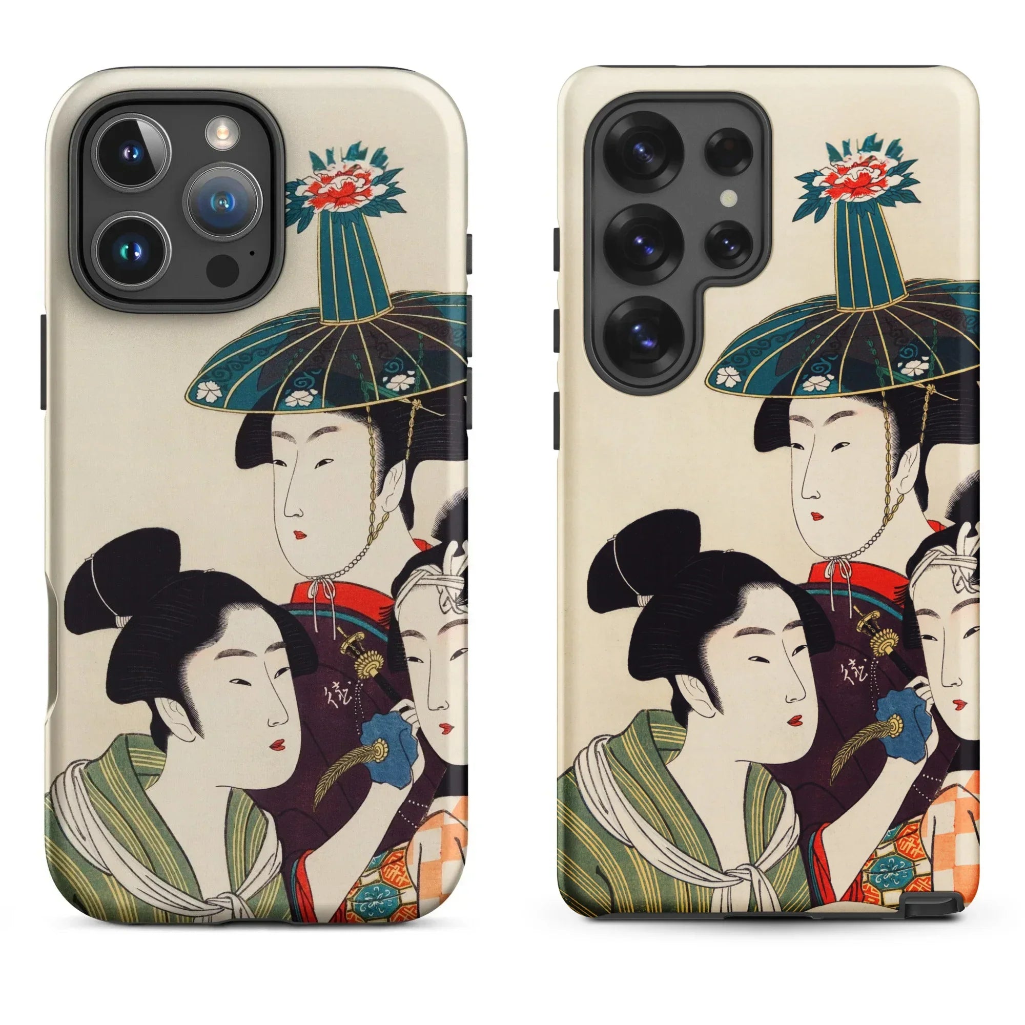 Smartphone case with Japanese art.