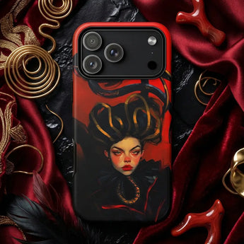 Phone case with Thai art.