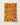 Colorful graphic wall art depicting circus performers and animals on a vibrant orange background.