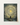 Black framed abstract art print with yellow spiral center from gustave dore collection