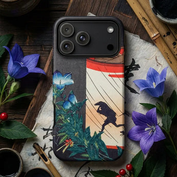 Meiji Period Phone Cases featuring a striking design with a traditional Japanese motif on a phone case.