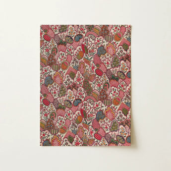 Pattern Wall Art featuring colorful floral and abstract designs in a vibrant display.
