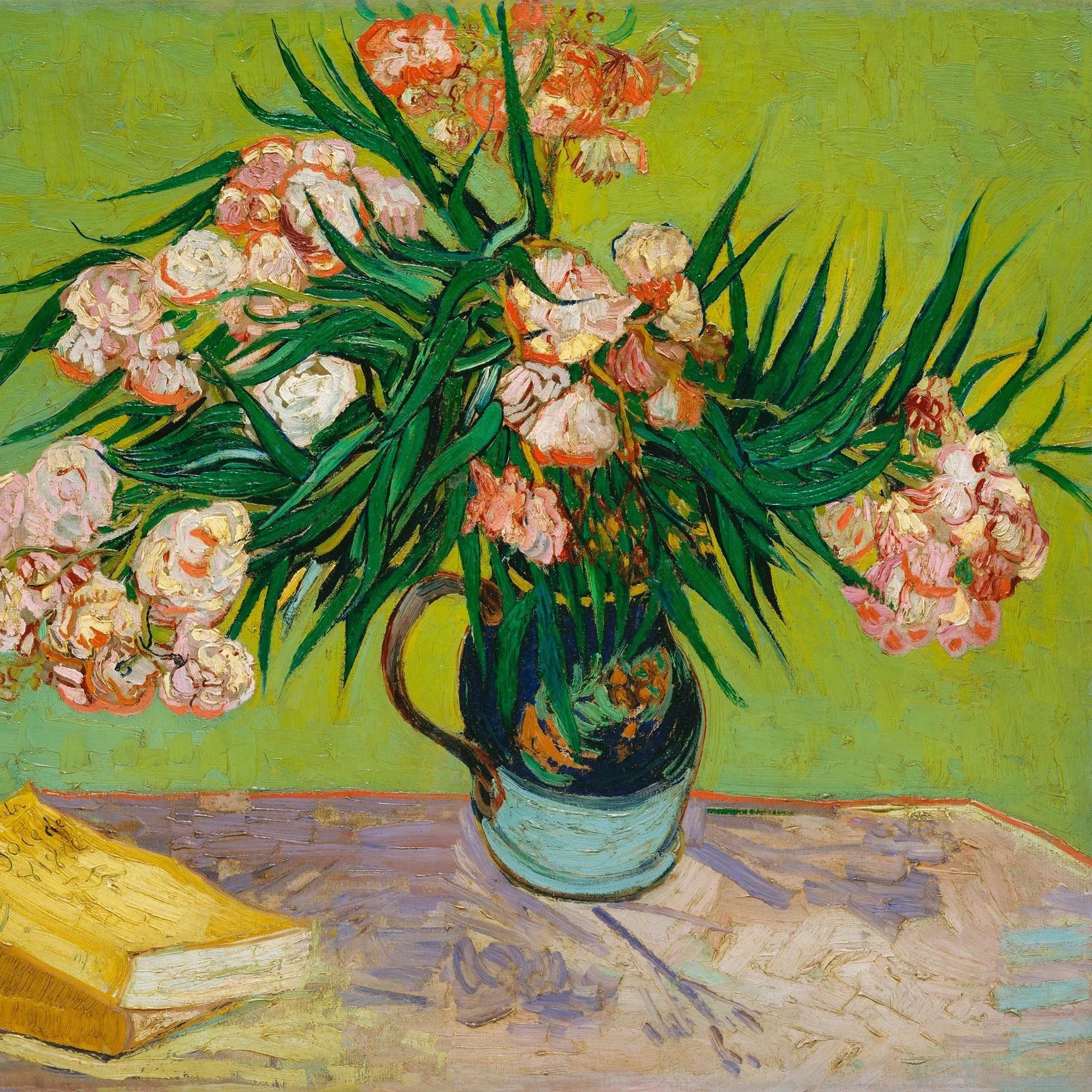 Pink Oleanders - Vincent Van Gogh Post-impressionism Florals