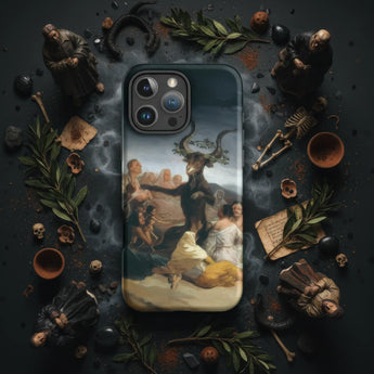 Art-adorned smartphone case.