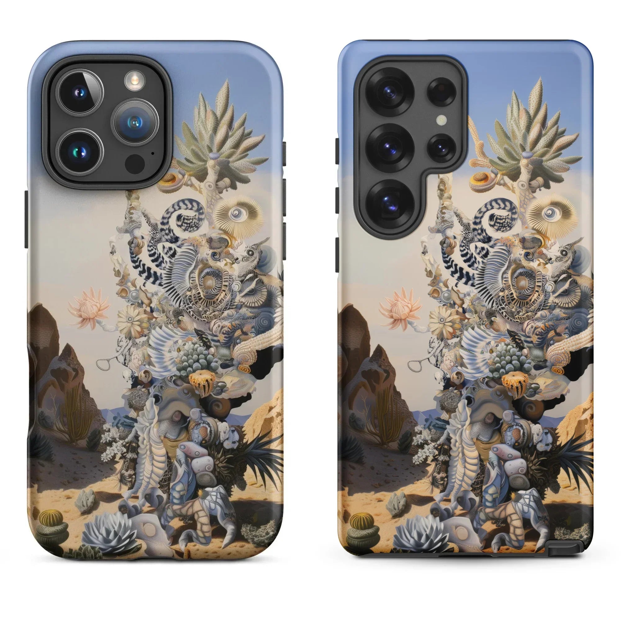 Art-adorned smartphone case.