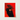Witch wall art featuring a powerful sorceress with snakes in her hair, set against a bold red background.