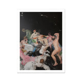 Congregation - Dionysian Gay Gods Art Print, Oil Painting Nude Figures