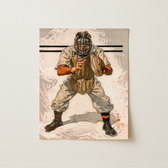 Receptor de béisbol (1909) - Impresión artística de J.C. Leyendecker 