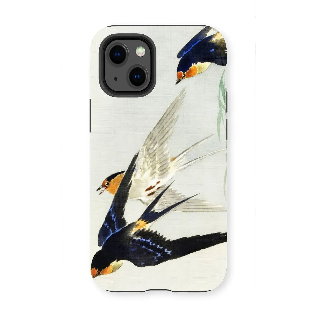3 Birds In Flight - Kachō-e Art Phone Case - Ohara Koson - Iphone 13 Mini / Matte - Mobile Phone Cases - Aesthetic Art