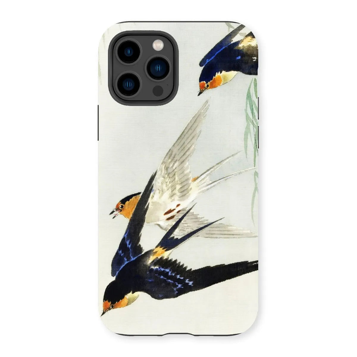 3 Birds In Flight - Kachō-e Art Phone Case - Ohara Koson - Iphone 14 Pro / Matte - Mobile Phone Cases - Aesthetic Art
