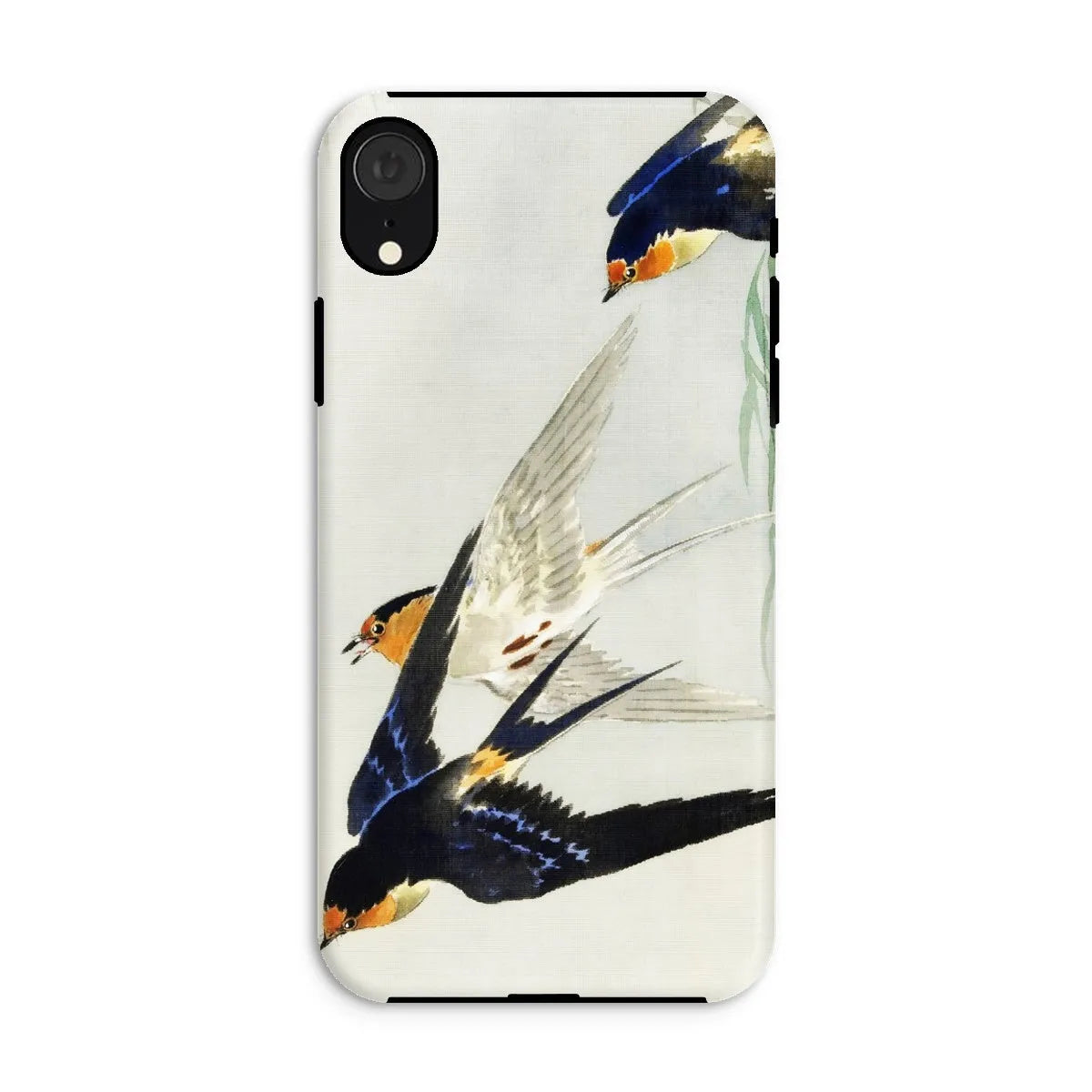 3 Birds In Flight - Kachō-e Art Phone Case - Ohara Koson - Iphone Xr / Matte - Mobile Phone Cases - Aesthetic Art