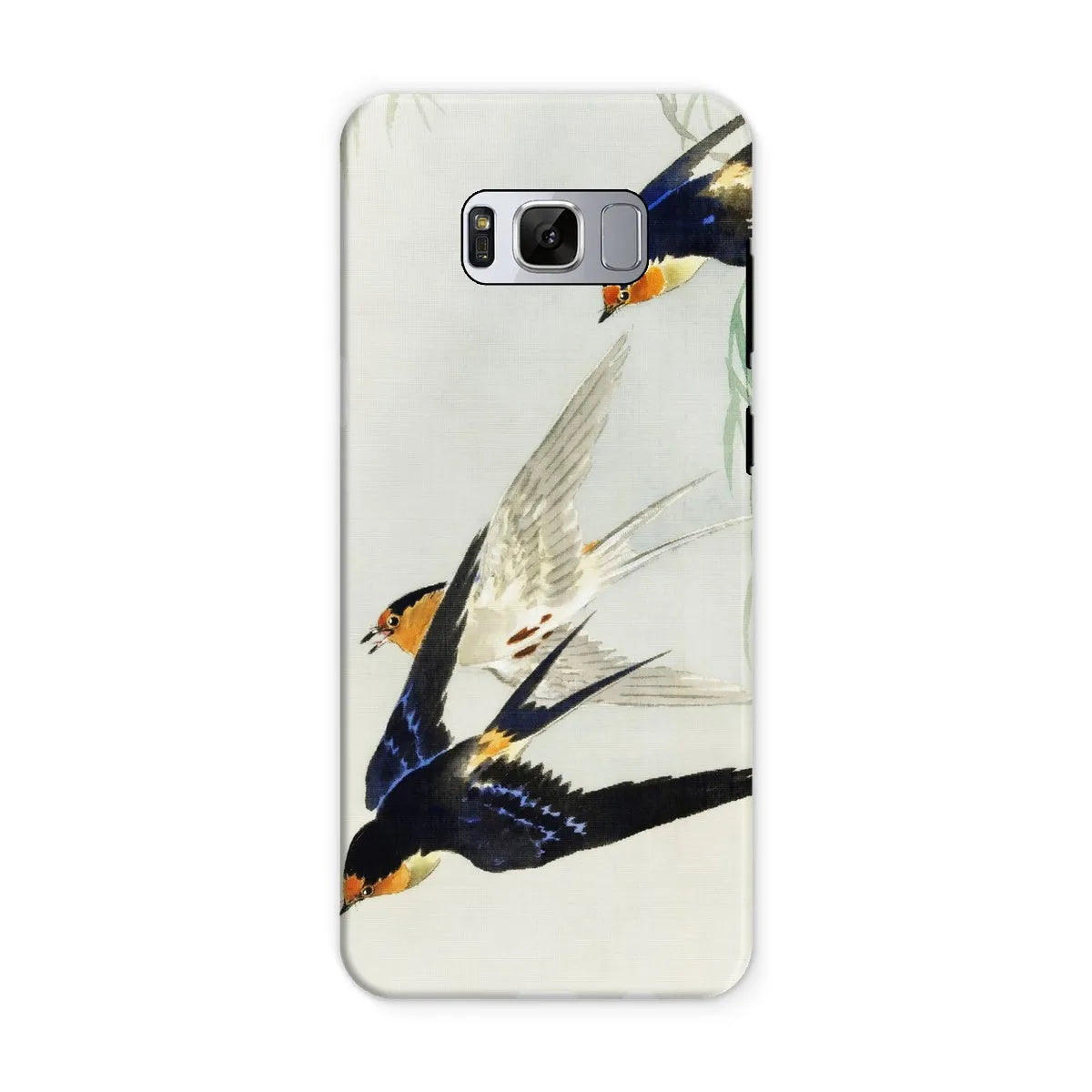 3 Birds In Flight - Ohara Koson Kachō-e Art Phone Case - Samsung Galaxy S8 / Matte - Mobile Phone Cases - Aesthetic Art