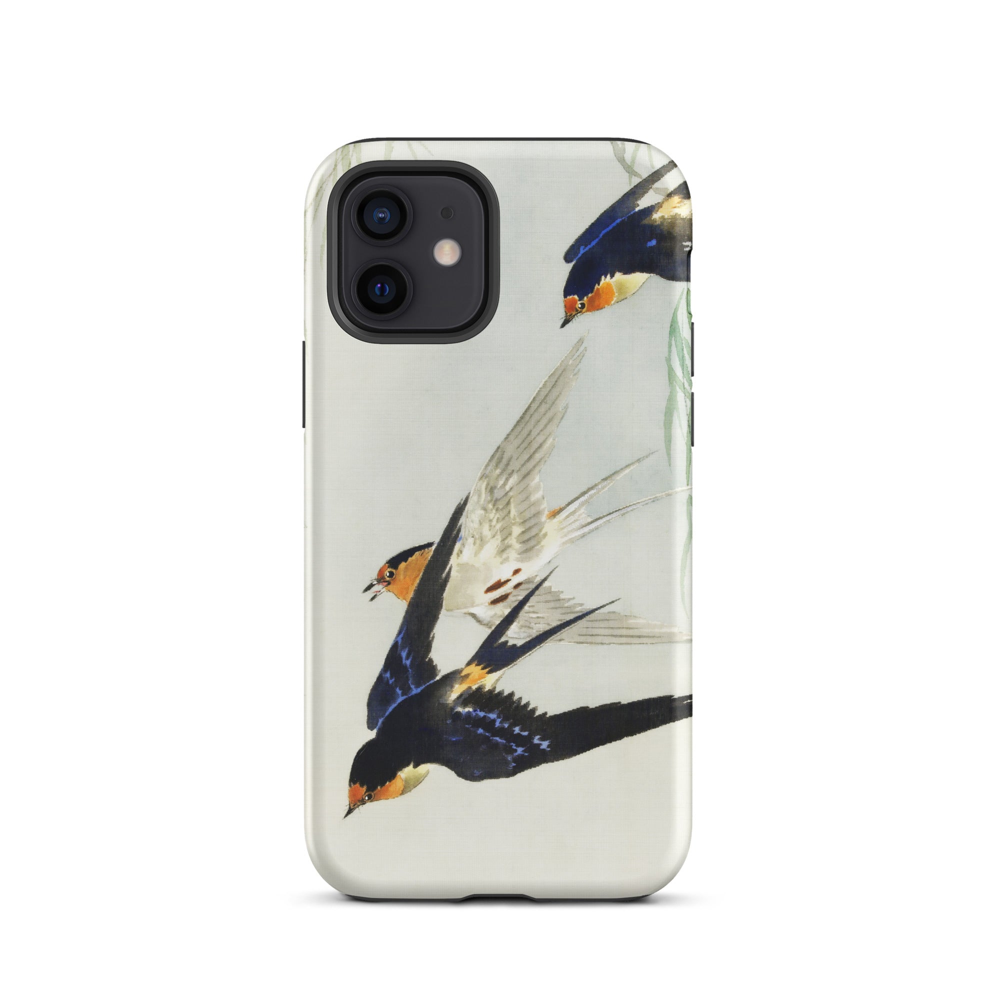 3 Birds in Flight Ohara Koson Kachō e Iphone Case, 12 / Matte, Bird Themed Iphone Case