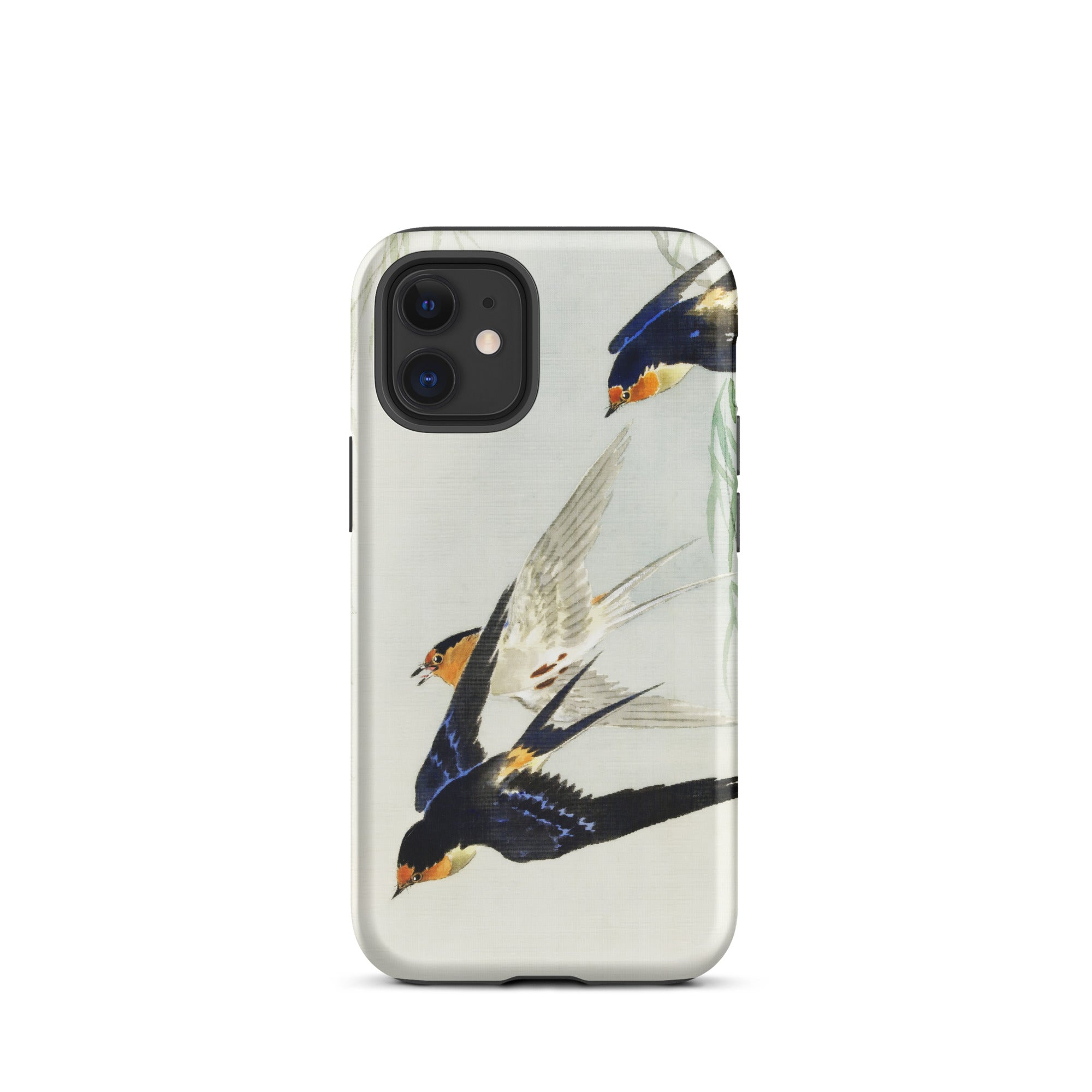 3 Birds in Flight Ohara Koson Kachō e Iphone Case, 12 Mini / Matte, Bird Themed Phone Case