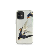 3 Birds in Flight - Ohara Koson Kachō-e Iphone Case 12 Mini / Matte Bird-themed Phone, Art, Feeling Trapped Mobile Cases