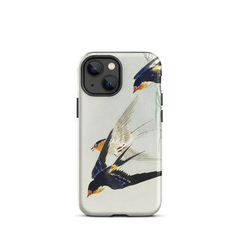 3 Birds in Flight - Ohara Koson Kachō-e Iphone Case 13 Mini / Matte Bird-themed Phone, Art, Feeling Trapped Mobile Cases