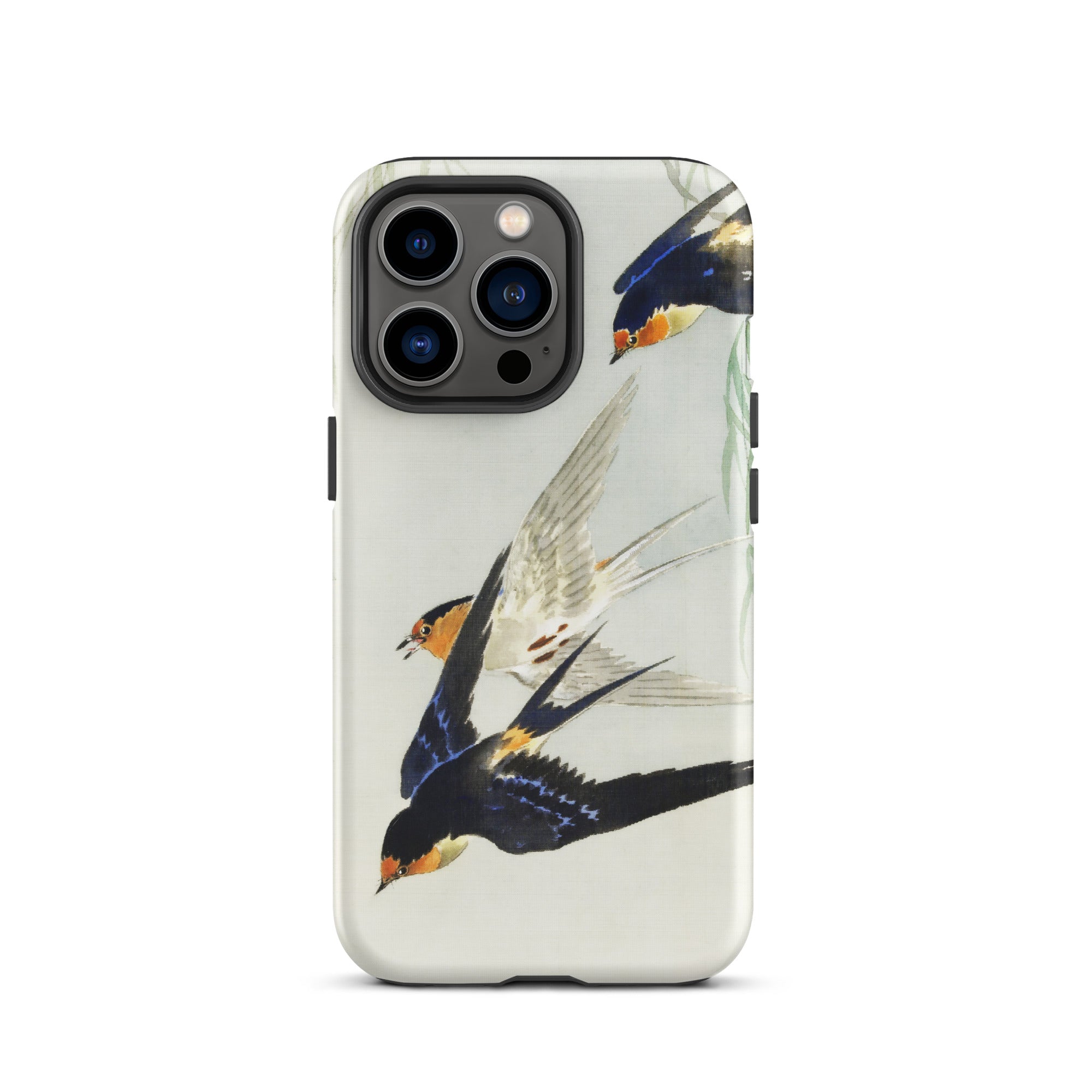 3 Birds in Flight Ohara Koson Kachō e Iphone Case, 13 Pro / Matte, Bird Themed Iphone Case