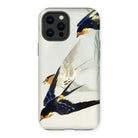 3 Birds in Flight - Ohara Koson Kachō-e Iphone Case, 13 Pro Max / Matte, Iphone Case Design Swallows Flight