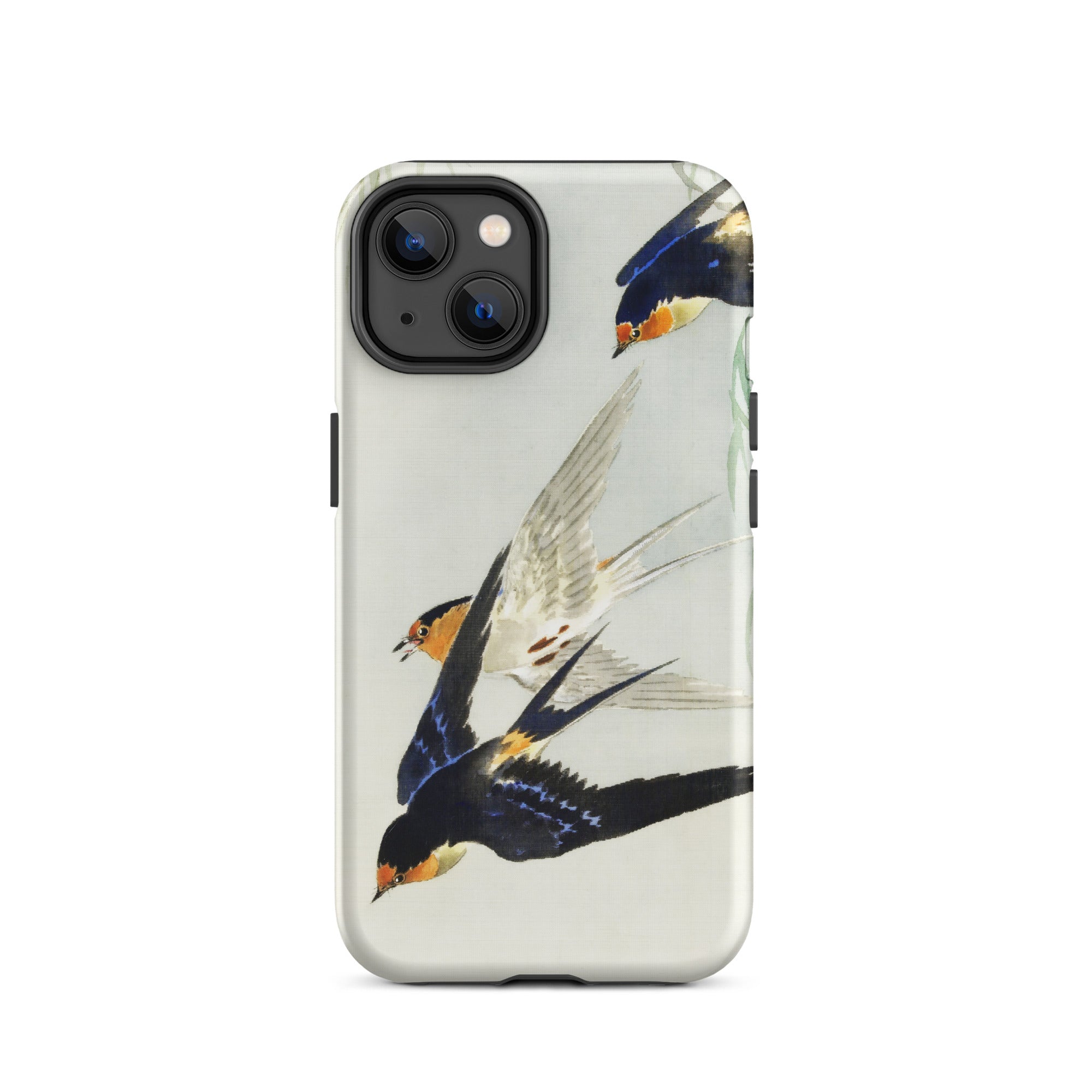 3 Birds in Flight Ohara Koson Kachō e Iphone Case, 14 / Matte, Bird Themed Iphone Case