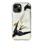 3 Birds in Flight - Ohara Koson Kachō-e Iphone Case, 14 / Matte, Phone Case Colorful Bird Design Swallows Flight