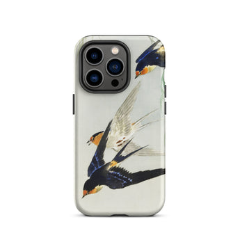 3 Birds in Flight - Ohara Koson Kachō-e Iphone Case 14 Pro / Matte Bird-themed Phone, Art, Feeling Trapped Mobile Cases