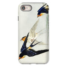 3 Birds in Flight Ohara Koson Kachō e Iphone Case, 8 / Matte, Phone Case Painting Swallows Flight