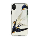 3 Birds in Flight Ohara Koson Kachō e Iphone Case, Xr / Matte, Phone Case Watercolor Style Painting Swallows Flight